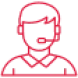 Customer-care icon animation