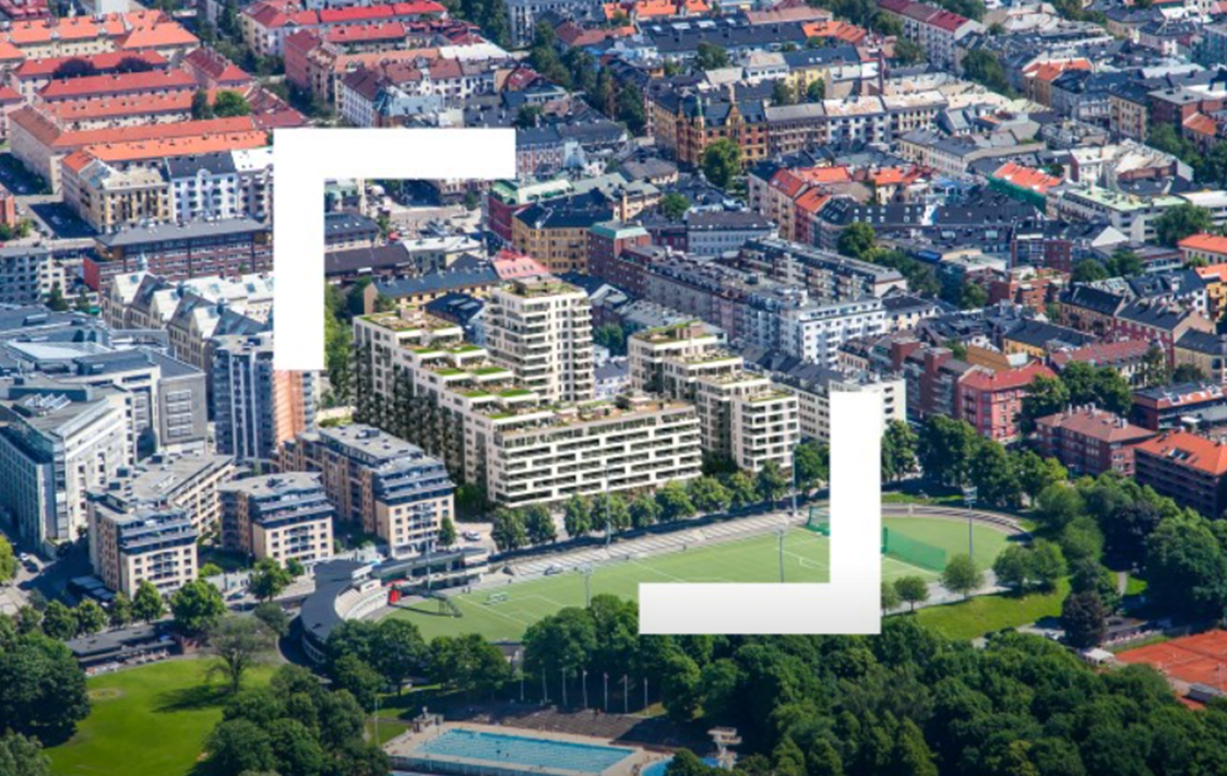 Middelthunet dronebillede
