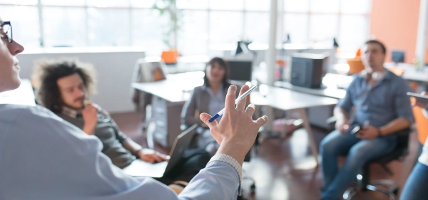 People in meeting