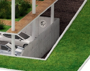 habitat collectif, la solution protection incendie et ventilation des parkings