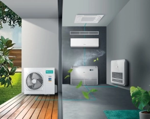 Gamme Pompes à chaleur air air Hisense Aldes