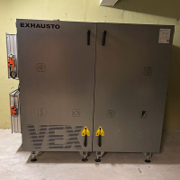 VEX1000 i kælder - samlet efter SPLIT-levering