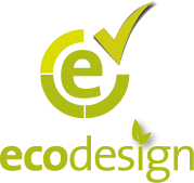 Ecodesign logo in green