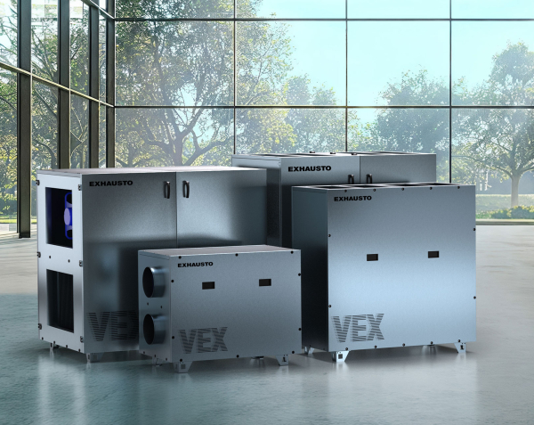 4 L&uuml;ftungsger&auml;te der Ger&auml;teserie VEX1000