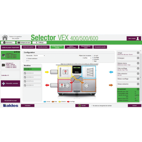 Selector VEX 400/500/600