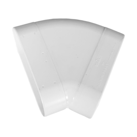 Codo horizontal 45°