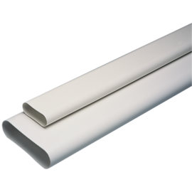 Barra MINICONDUCTO blanco 1 m equivalente Ø80 mm (100 x40)
