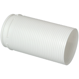 Alargador Miniconducto blanco equivalente Ø80 (40x100) largo 150 