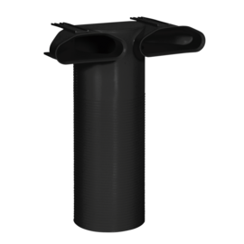 Manguito Ø125 90° 2E