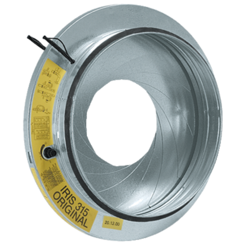 Compuerta de regulación con Iris