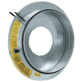 Compuerta de regulación con Iris Ø100 mm