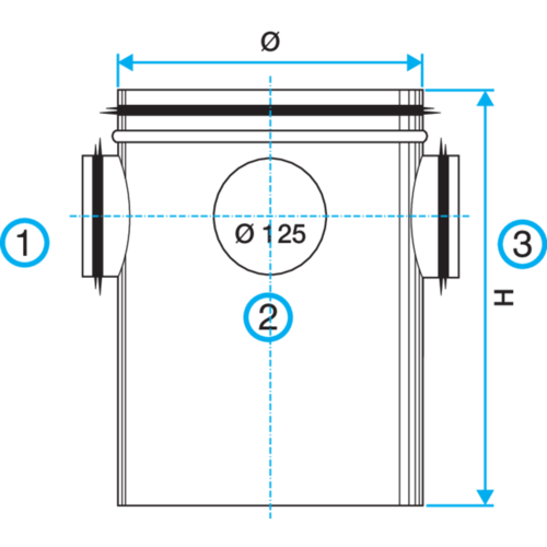 Colector Conexión de Planta: CRE con juntas