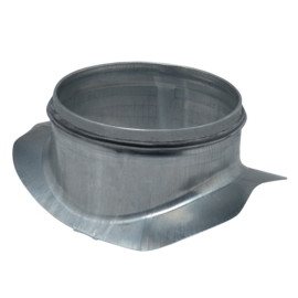 PEC galva + juntas Ø100/100 mm