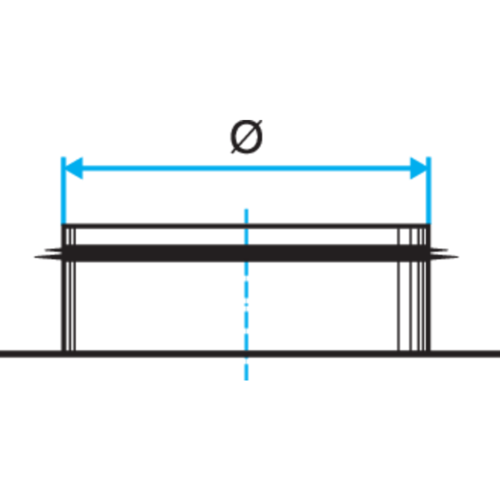 Injerto Escuadra sobre Cara Plana: PEP con juntas