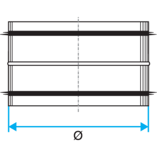 Manguito Macho: RM con juntas