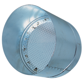 Visera antilluvia con rejilla Ø800 mm