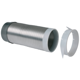 Conexión flexible estanca RT Flex extensible 30-120 cm - Ø125 mm