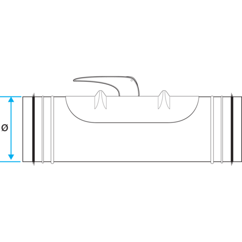 Manguito macho de inspección "SMART access