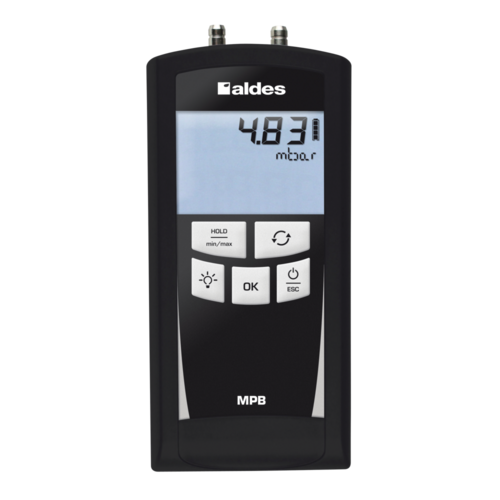 Manómetro electrónico con su estuche