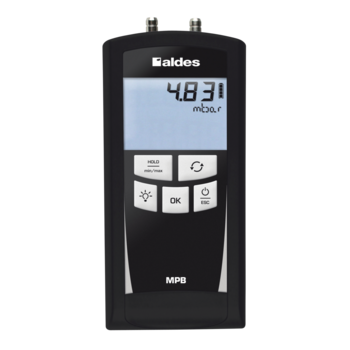 Manómetro electrónico con su estuche