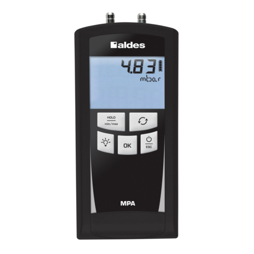 Micromanómetro electrónico de precisión con su estuche