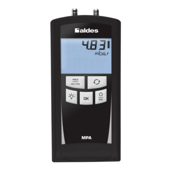 Micromanómetro electrónico de precisión con su estuche