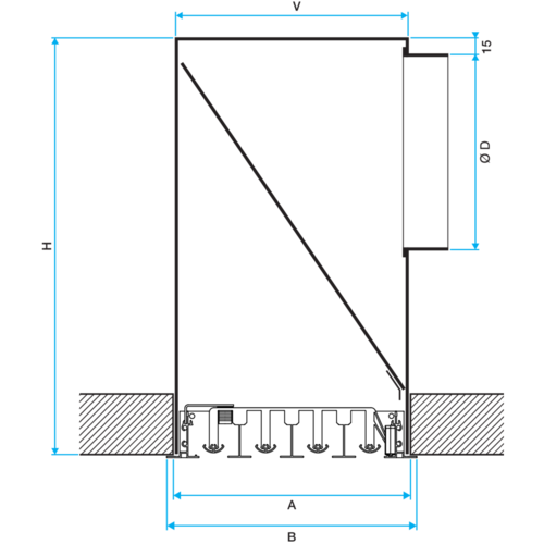 Serie LINED® Combined - aluminio