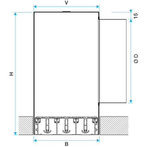 Serie LINED® Combined - aluminio