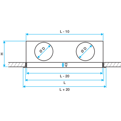 Serie LINED® - aluminio